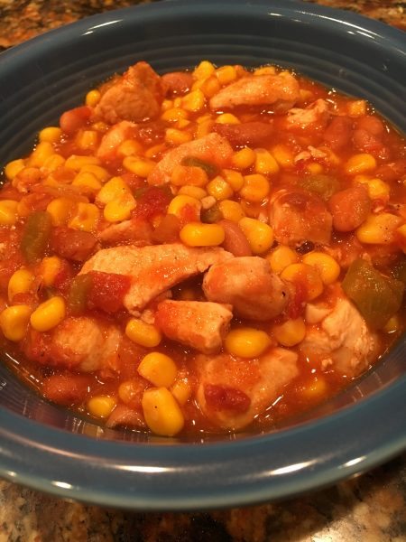 Slow Cooker Chicken and Corn Chili